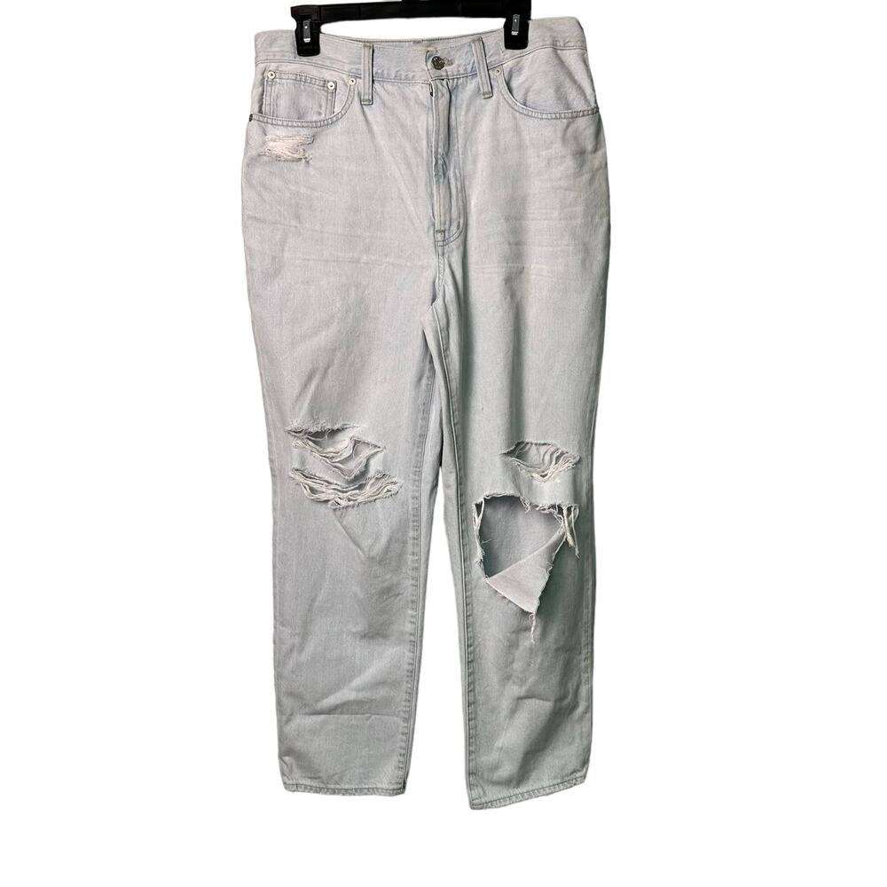 Madewell The Perfect Vintage Straight Jean Deconstructed